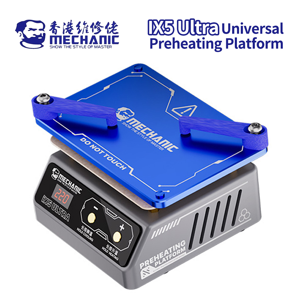 Electronics Repair Workstation - MECHANIC IX5 마더보드 레이어링 주석 심기