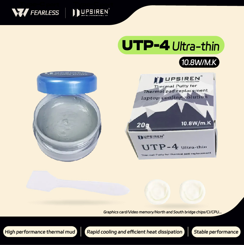 Thermal Paste Cpu - UPSIREN UTP-4 10.8W/m.K 초박형 열전도 페이스트