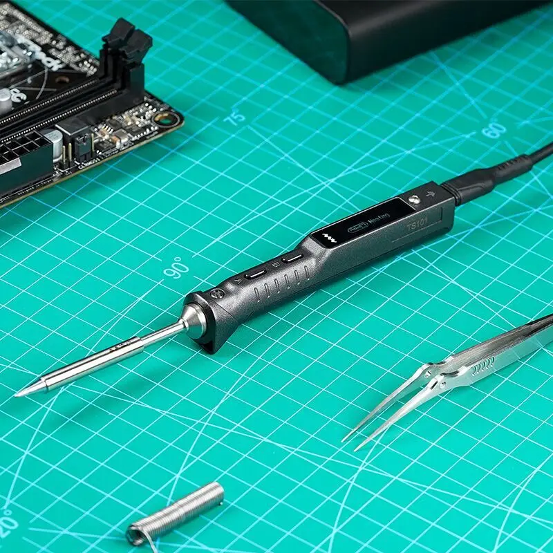 Electronics Repair Degree - TS101 전기 납땜 인두 고전력 디지털