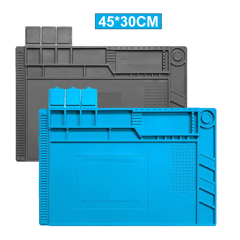 Electronics Repair Workstation - 45*30CM 자석 매트 실리콘 작업 매트