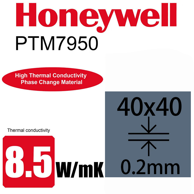 Thermal Paste Cpu - Honeywell PTM7950 8.5W 0.2 0.25mm 위상