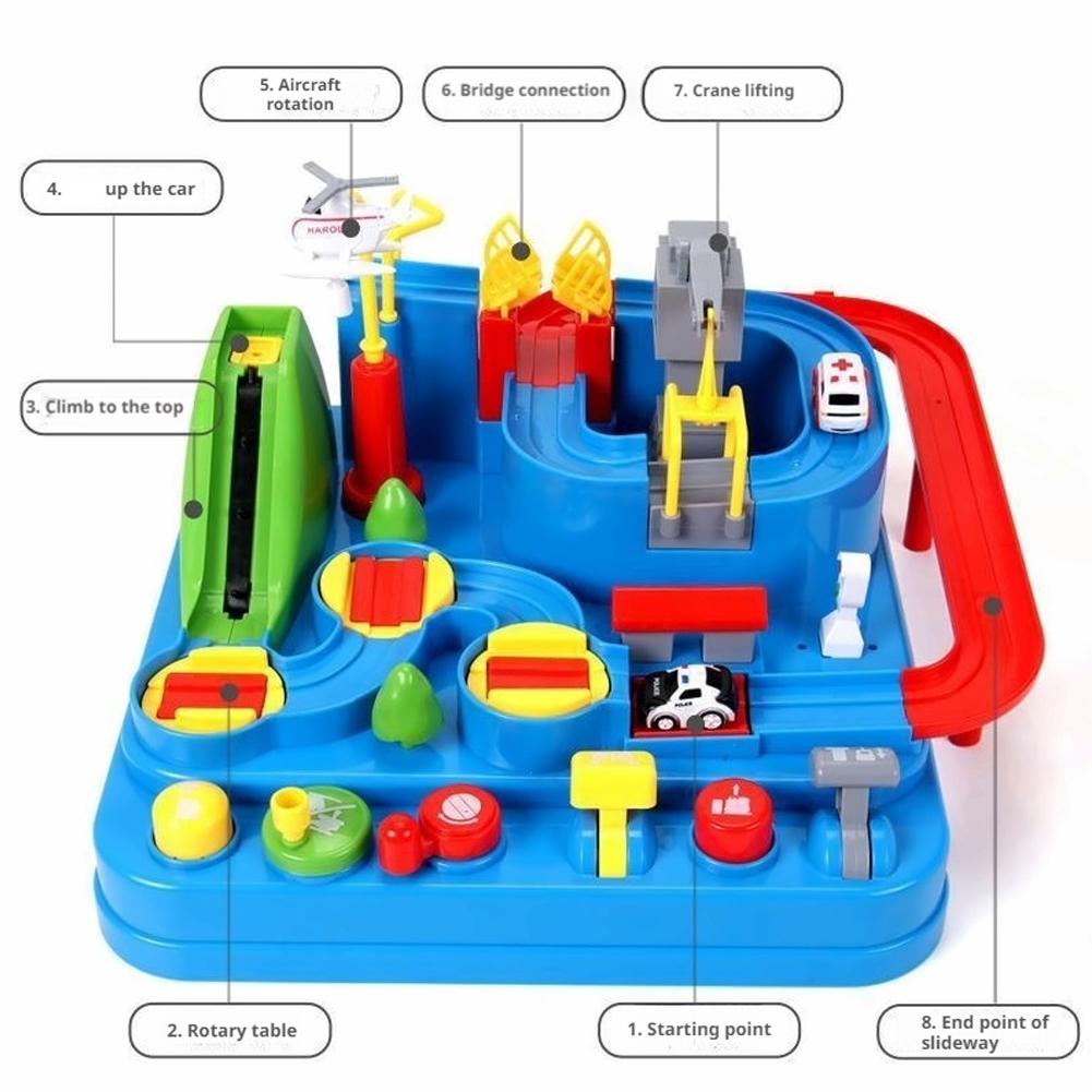 전기 트랙 주차 건물 자동차 장난감 레이싱 레일 자동차 - Electronics Repair Workstation 리뷰 및 가격
