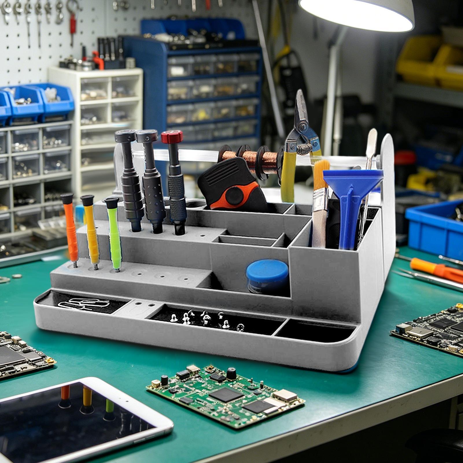 헤비듀티 데스크탑 전자제품 수리 도구 보관함 공간 절약 - Electronics Repair Shop 리뷰 및 가격
