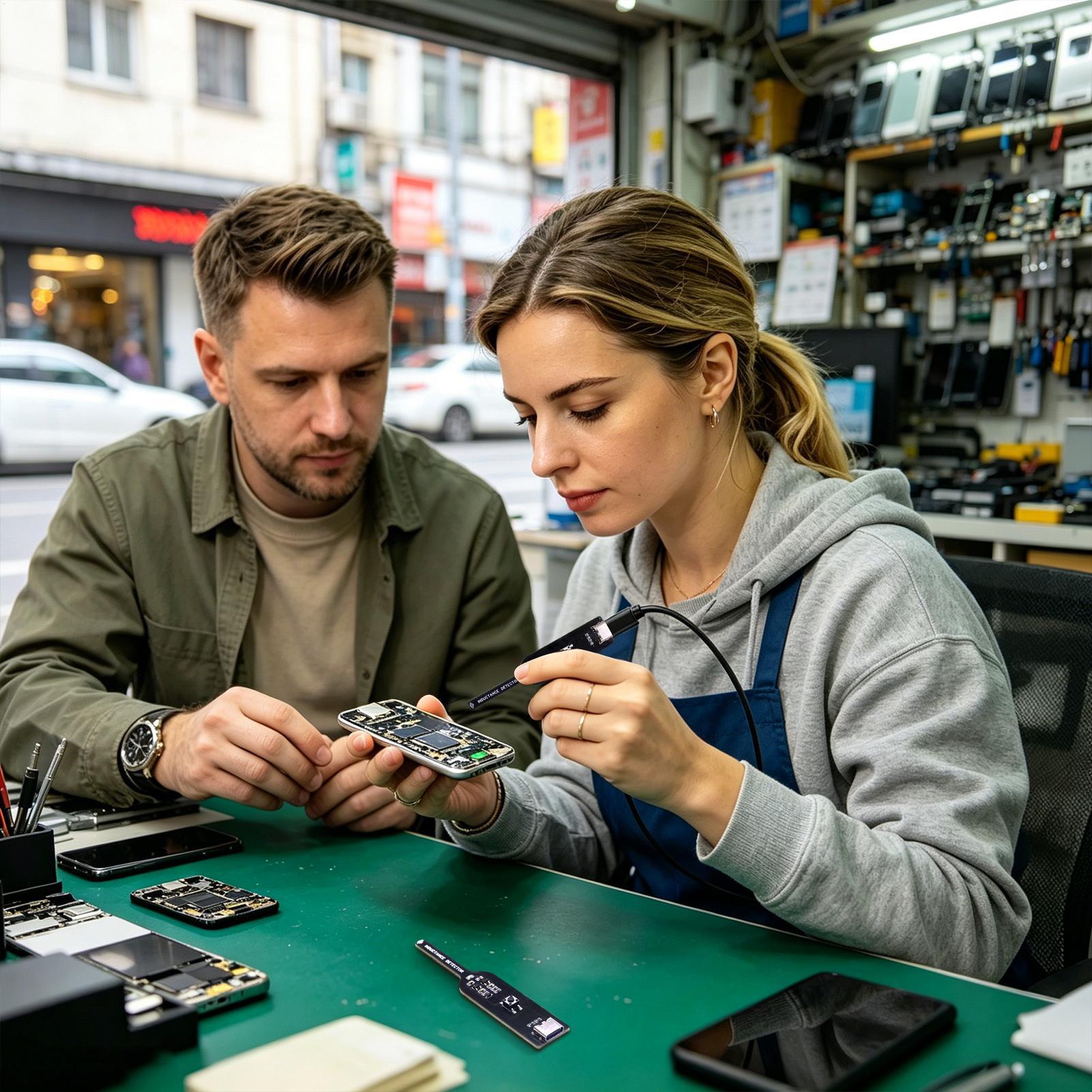 휴대용 고정밀 메인보드 테스터, 민감한 전자 검사 도구 - Electronics Repair Shop 리뷰 및 가격