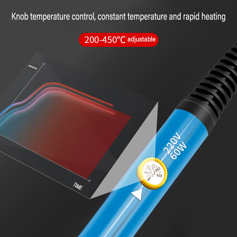 220V/110V 60W 전기 납땜 인두 세트, 온도  - Electronics Repair Degree 리뷰 및 가격