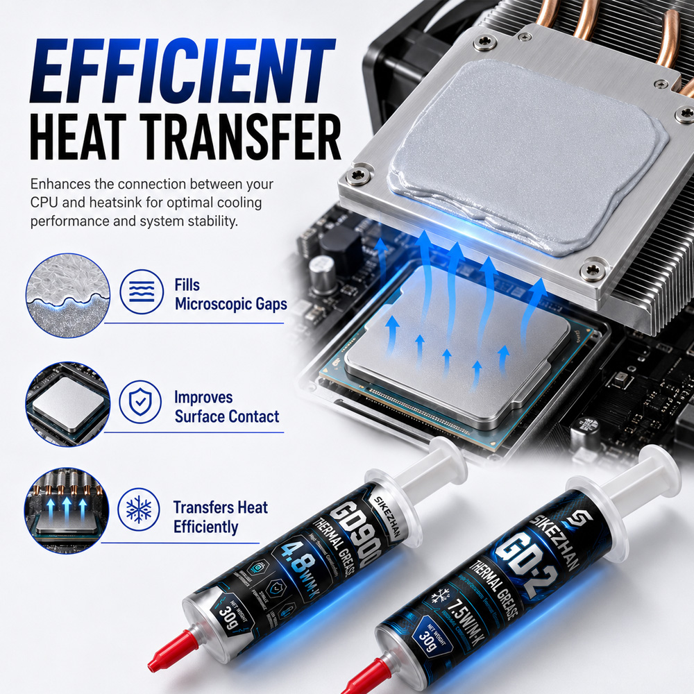 SIKEZHAN 2Pc 열전달 페이스트 30g 실리콘  - Thermal Paste Cpu 리뷰 및 가격