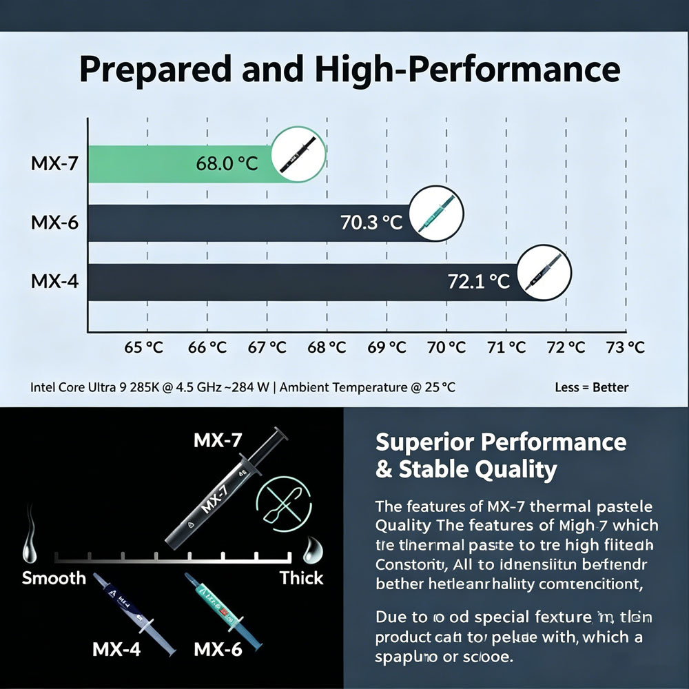 ARCTIC MX-7 4G 8G 2G 최고 성능 서멀  - Thermal Paste Cpu 리뷰 및 가격