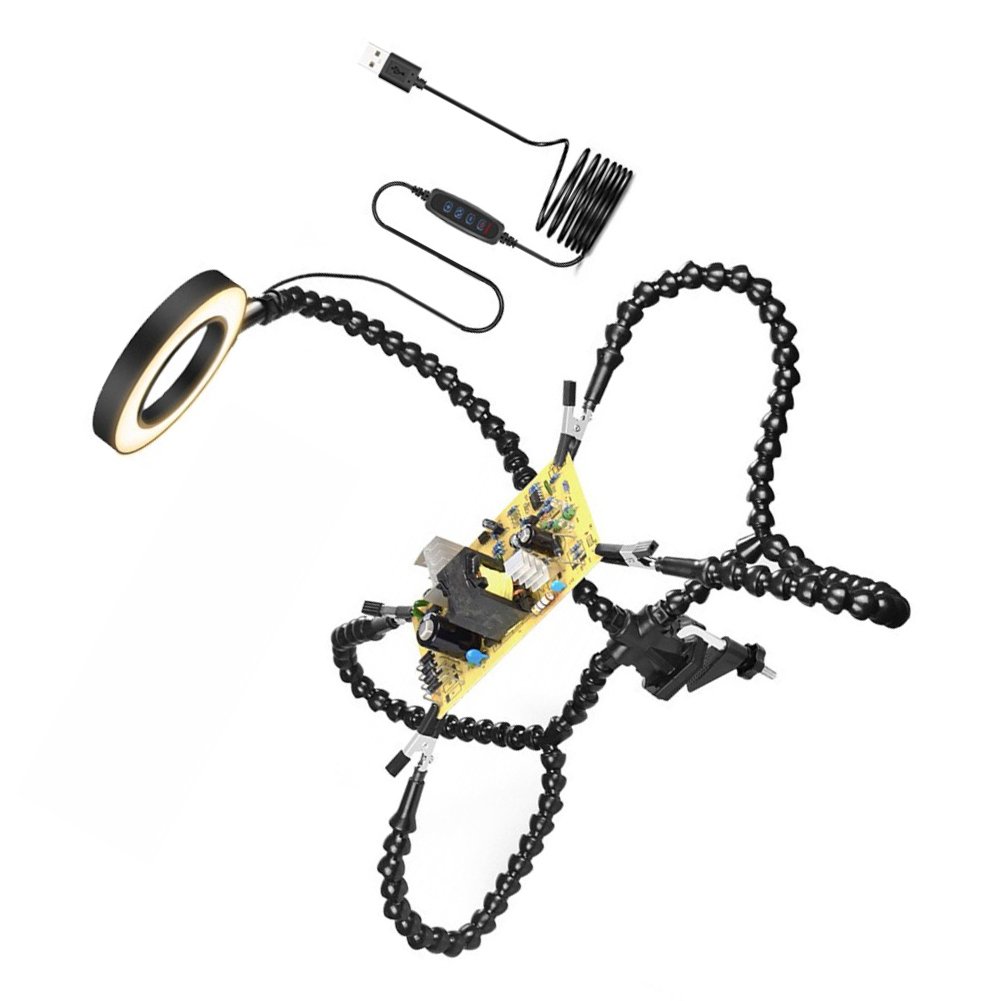 360도 회전 클램프와 USB LED 조명이 있는 유연 - Electronics Repair Degree 리뷰 및 가격