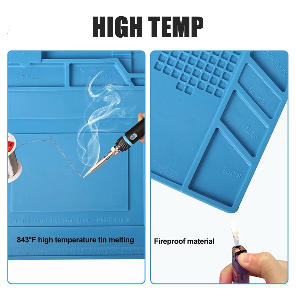 자석 매트 실리콘 작업 매트 납땜 스테이션 매트 내열  - Electronics Repair Workstation 리뷰 및 가격
